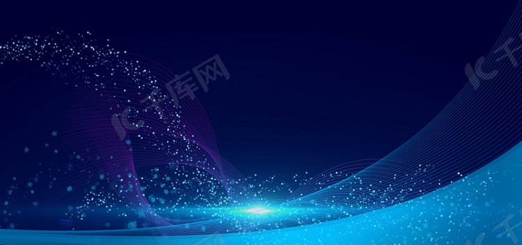商务科技蓝色线条背景图片免费下载-千库网