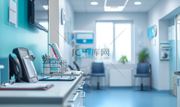 女性医生办公室形象高清摄影大图-千库网