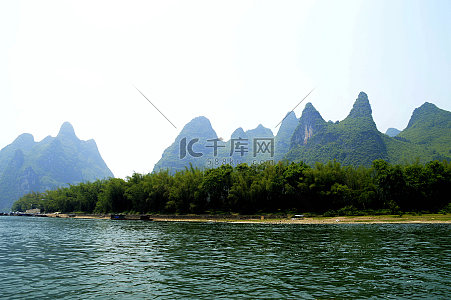 广西桂林山水风光高清摄影大图-千库网