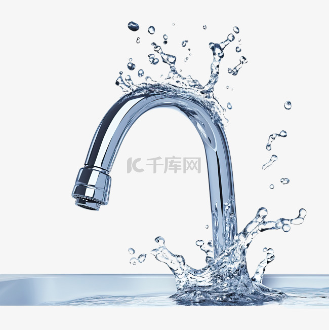 厨房水槽溢水问题素材图片免费下载-千库网