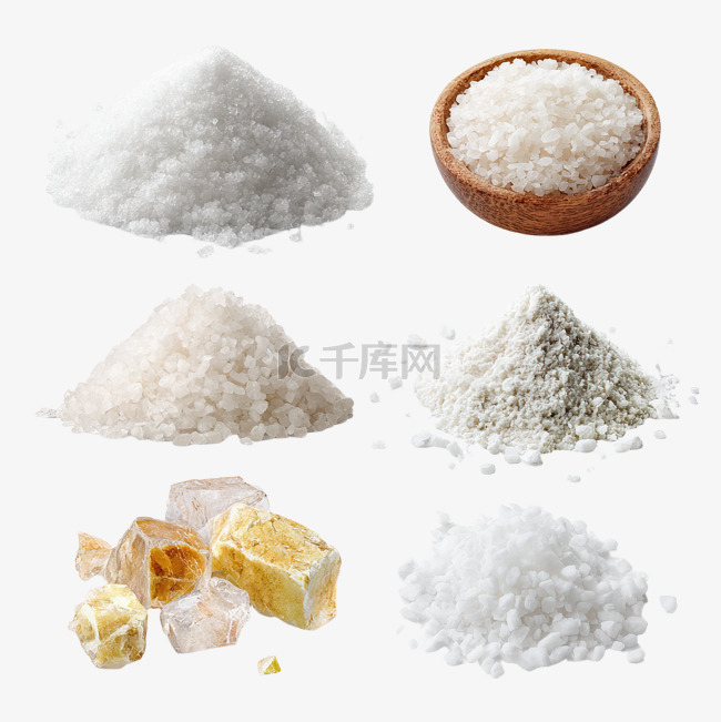 逼真的盐图像集素材图片免费下载-千库网