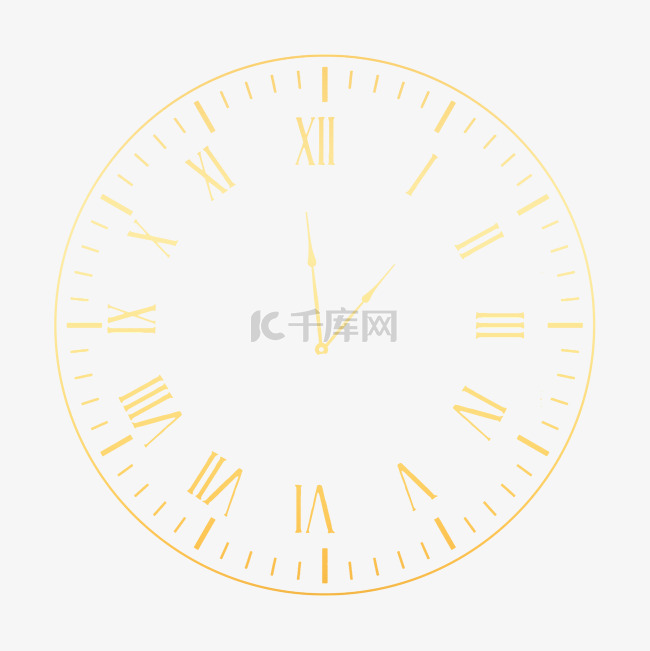 简约时钟表盘免抠素材图片免费下载-千库网