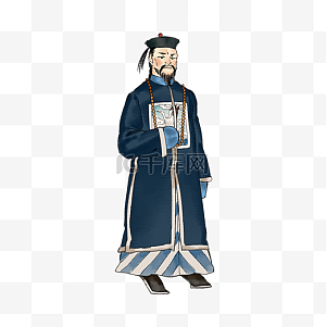 古代清朝县令大臣素材图片免费下载-千库网